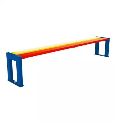 Banquette enfant extérieur pour maternelle