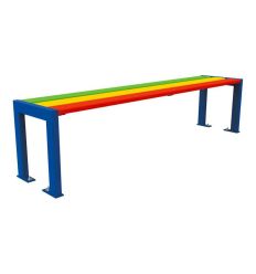 Banquette enfant extérieur pour primaire
