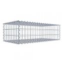 Photo : Cage à gabion soutènement en kit 4 faces (suppression grille latérale et grille de fond) - 100 x 30 x 50 cm