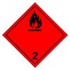 Étiquette gaz inflammables Classe 2