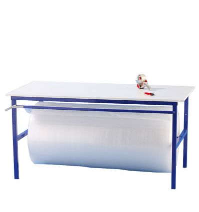 Table d'emballage dérouleur papier bulle