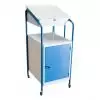 Pupitre d'atelier mobile bloc pupitre verrouillable 150 kg avec porte