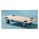 Photo : Plateau roulant bois antidérapant 200-500 kg Bois à patins antidérapants - charge 200 kg - 600 x 350/400 mm