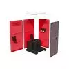 WC de chantier 210 litres rouge