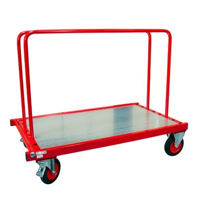 Chariot porte panneau tubulaire 2 ridelles amovibles 800 mm