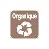 Autocollant tri sélectif - Déchets organiques
