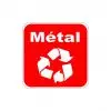 Stickers déchets - Métal