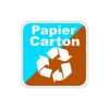 Adhésif déchets - Papier et carton