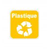 Autocollant recyclage - Plastique