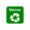 adhésif recyclage - Verre