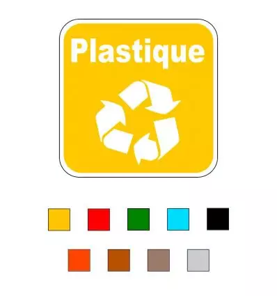 Autocollant tri sélectif