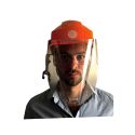 Photo : Visière de protection de chantier
