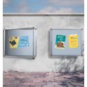 Photo : Vitrine d'affichage extérieur Classique - 4A4 à 27A4 Plexiglass - 6 A4 - H 677 x L 716 mm