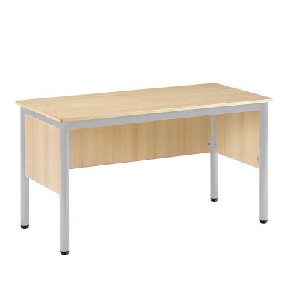 Bureau de professeur en hêtre et plateau mélaminé
