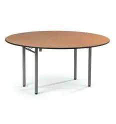 Table Pliante Bois Mélaminé Ronde