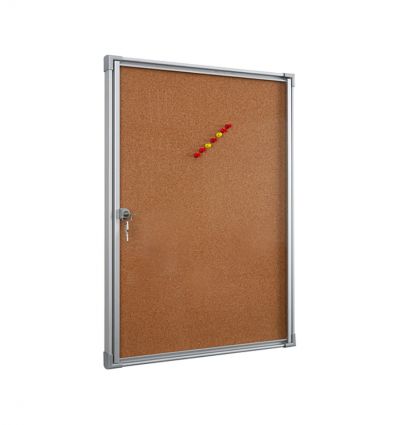 Vitrine d'affichage intérieur Extraplate fond liège