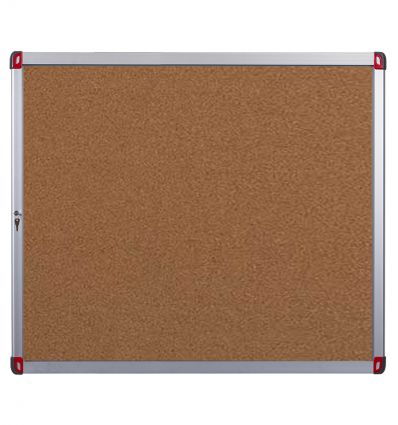 Vitrine affichage A4 pour l'intérieur fond liège