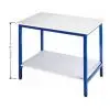 Table de travail avec plateau inférieur - charge mi-lourde