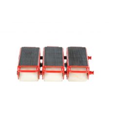 3 Patins rouleurs fixes solidaires