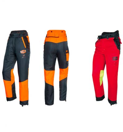 Pantalon Solidur classe 1 gris et orange