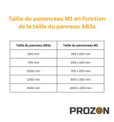 Panneau de signalisation avancé de cédez le passage - AB3B