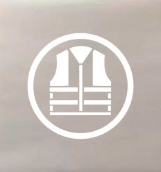 Pochoir gilet pvc souple