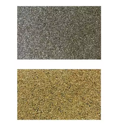 Bauxite gris et doré