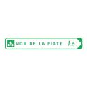 Photo : Panneau de position DV21a et DV21b 100 mm - 600 mm - Vers la droite - DV21a