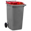 Conteneur bac poubelle 240 litres rouge