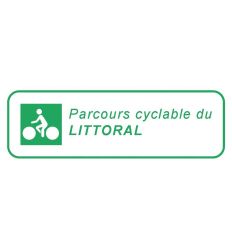 Panneau directionnel piste cyclable DV12