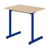 Table scolaire individuelle panneau mélaminé 19 mm - T4 - bleu ral 5002