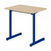 Table scolaire individuelle panneau mélaminé 19 mm - T5 - bleu ral 5002