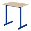 Table scolaire individuelle panneau stratifié 21 mm - T4 - bleu ral 5002