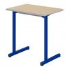 Table scolaire individuelle panneau stratifié 21 mm - T6 - bleu ral 5002