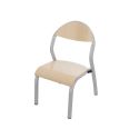 Photo : Chaise maternelle T1 - Hauteur d'assise 26 cm - Gris - RAL 9006