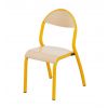 Chaise maternelle pour élève de moyenne section T2 jaune