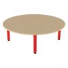 Table ronde classe maternelle - T0 rouge ral 3000
