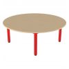 Table ronde classe maternelle - T1 rouge ral 3000