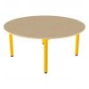 Table ronde maternelle - T2 jaune ral 1003