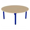 Table ronde scolaire maternelle - T2 bleu ral 5002