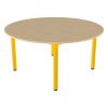 Table ronde maternelle - T3 jaune ral 1003