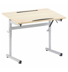 Table scolaire PMR - gris ral 9006