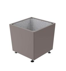 Bac à palmier en acier gris Procity RAL 9007