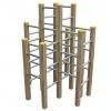 Structure à grimper bois et acier galvanisé