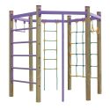Photo : Structure à grimper de 6 jeux 3 à 12 ans À sceller