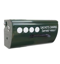Distributeur sacs en rouleaux pour déjection canine