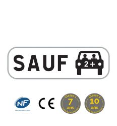 Panonceau place covoiturage M6k2