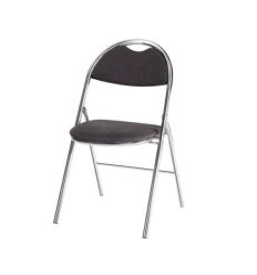 Chaise de collectivité en tissu gris