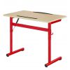 Table scolaire PMR - rouge ral 3000