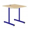 	Table scolaire informatique 70x60 - mélaminé - T4 - bleu ral 5002